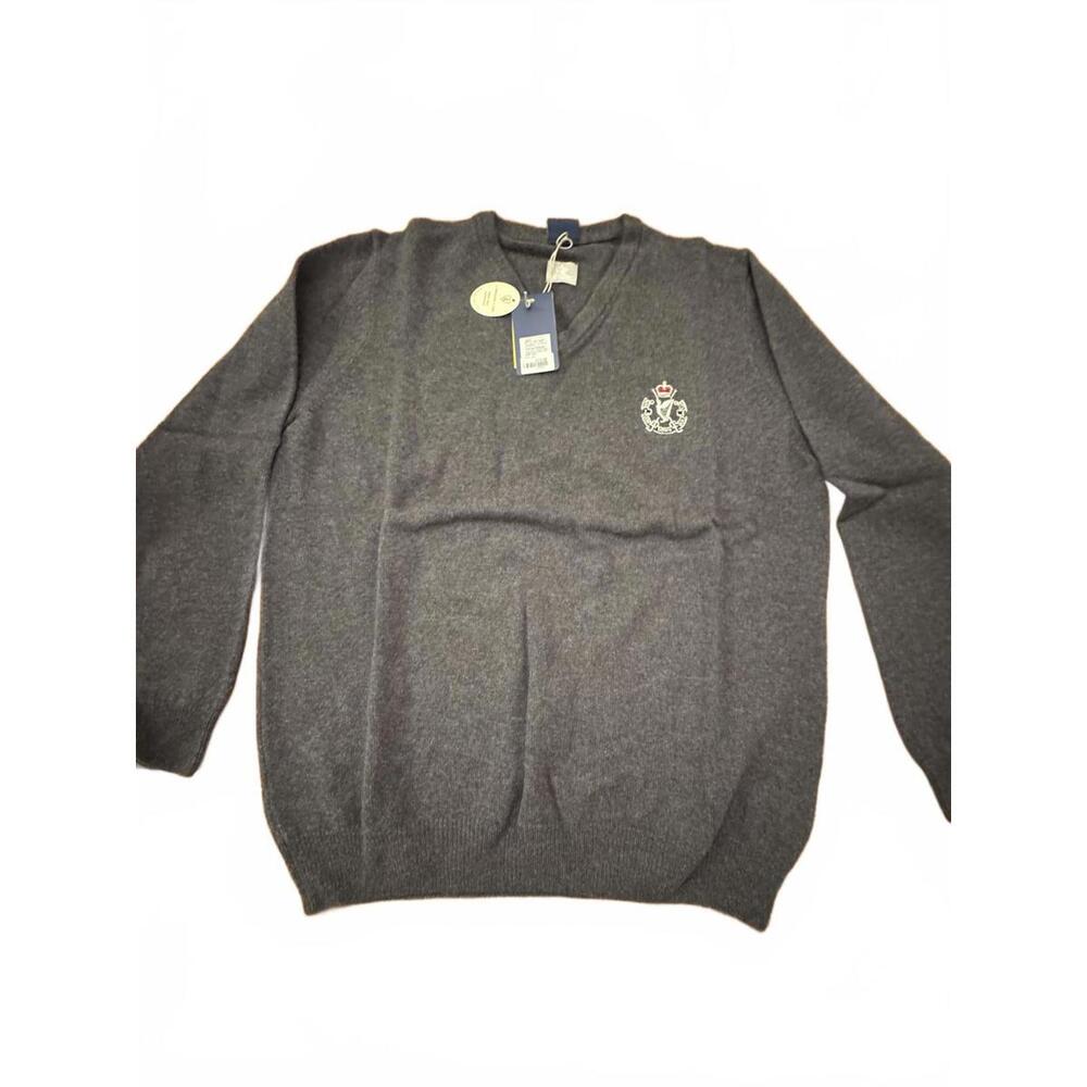 Lyle & Scott Royal County Down County Club Lambswool V-Neck Sweater Size XXL